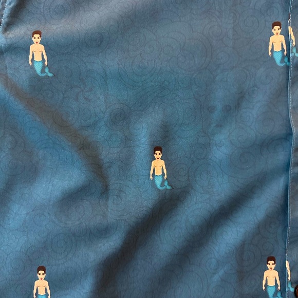 Zoolander Merman Men’s Button Up Shirt - Picture 3 of 3